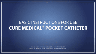 Video: Basic Instructions for Use - Cure Medical® Pocket Catheter Cover Image