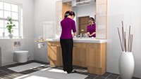 Thumbnail: Woman at mirror
